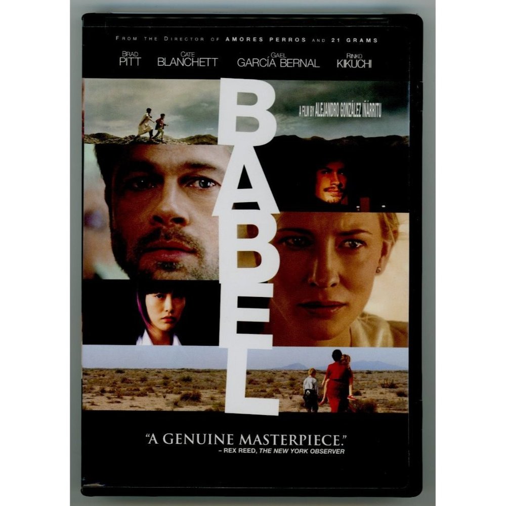 BABEL DVD Starring BRAD PITT & CATE BLANCHETT, "Tragic accident in Morocco sets